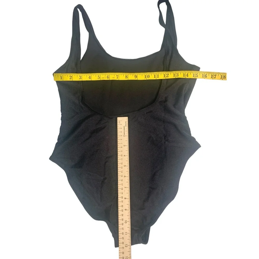 Bride Tribe Women One Piece Black Swimsuits Letter‎ Print Swimwear Large - Picture 4 of 7